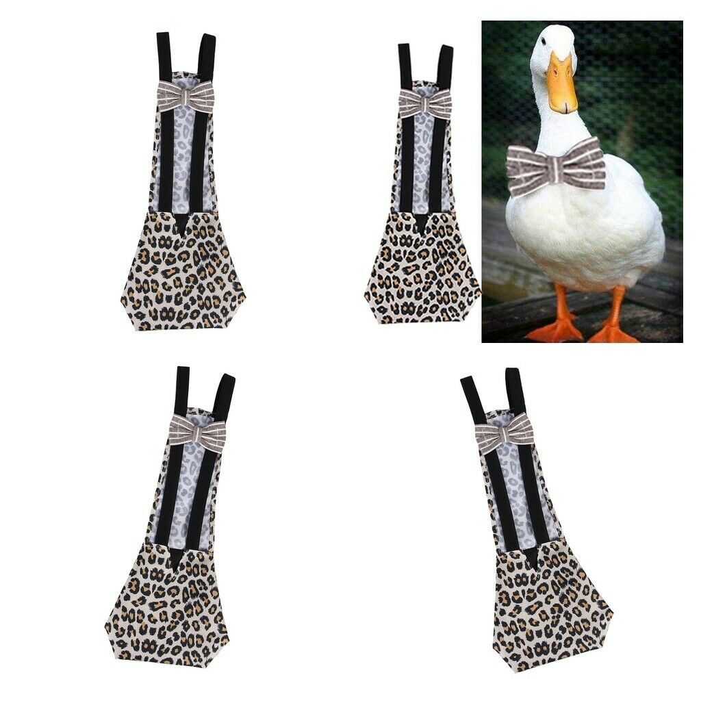 3Pieces Duck Poultry Nappy Adjustable Pocket Cover For Poultry Roosters