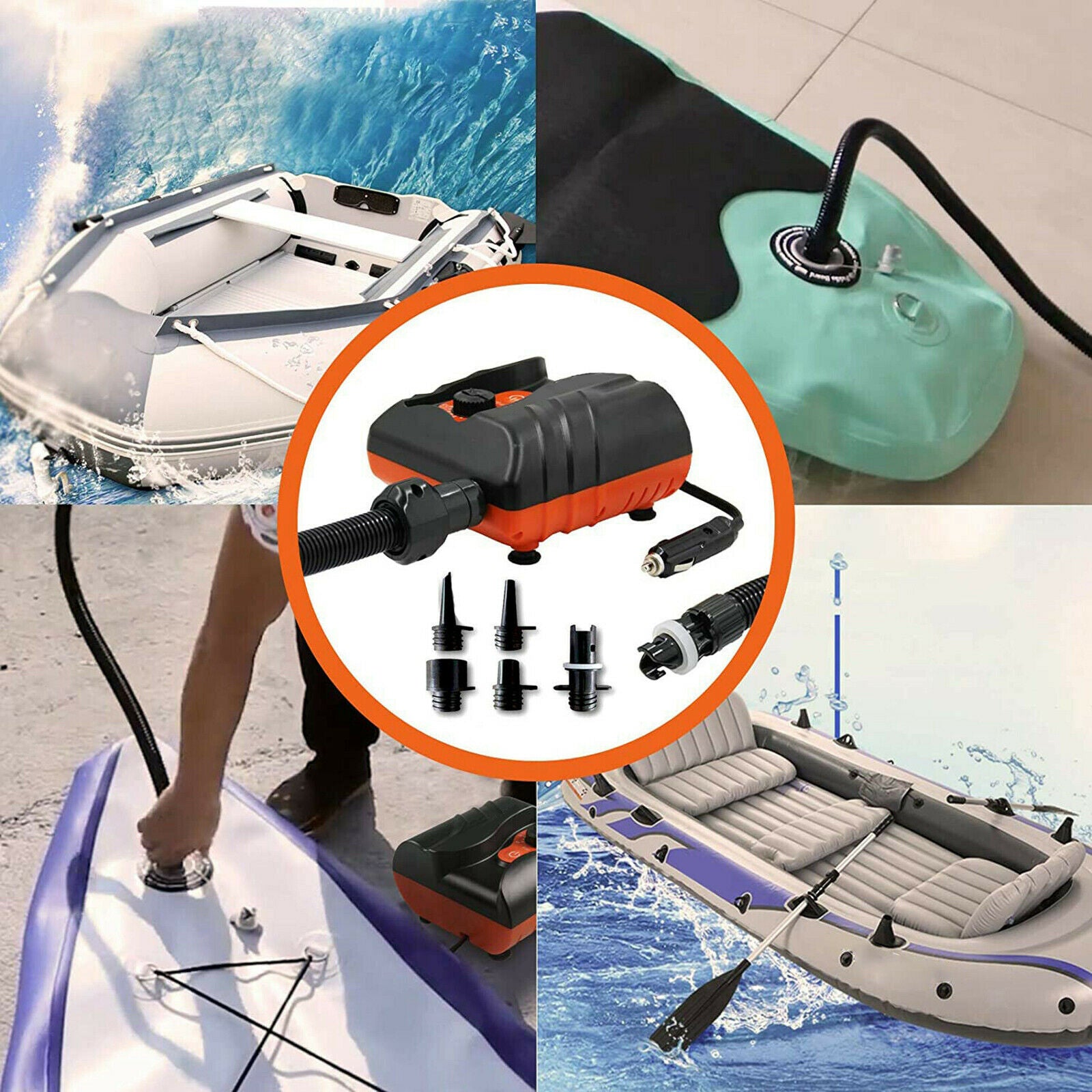 Electric Air Pump Stand Up Paddle Board   Inflation 16PSI Inflatables Boat