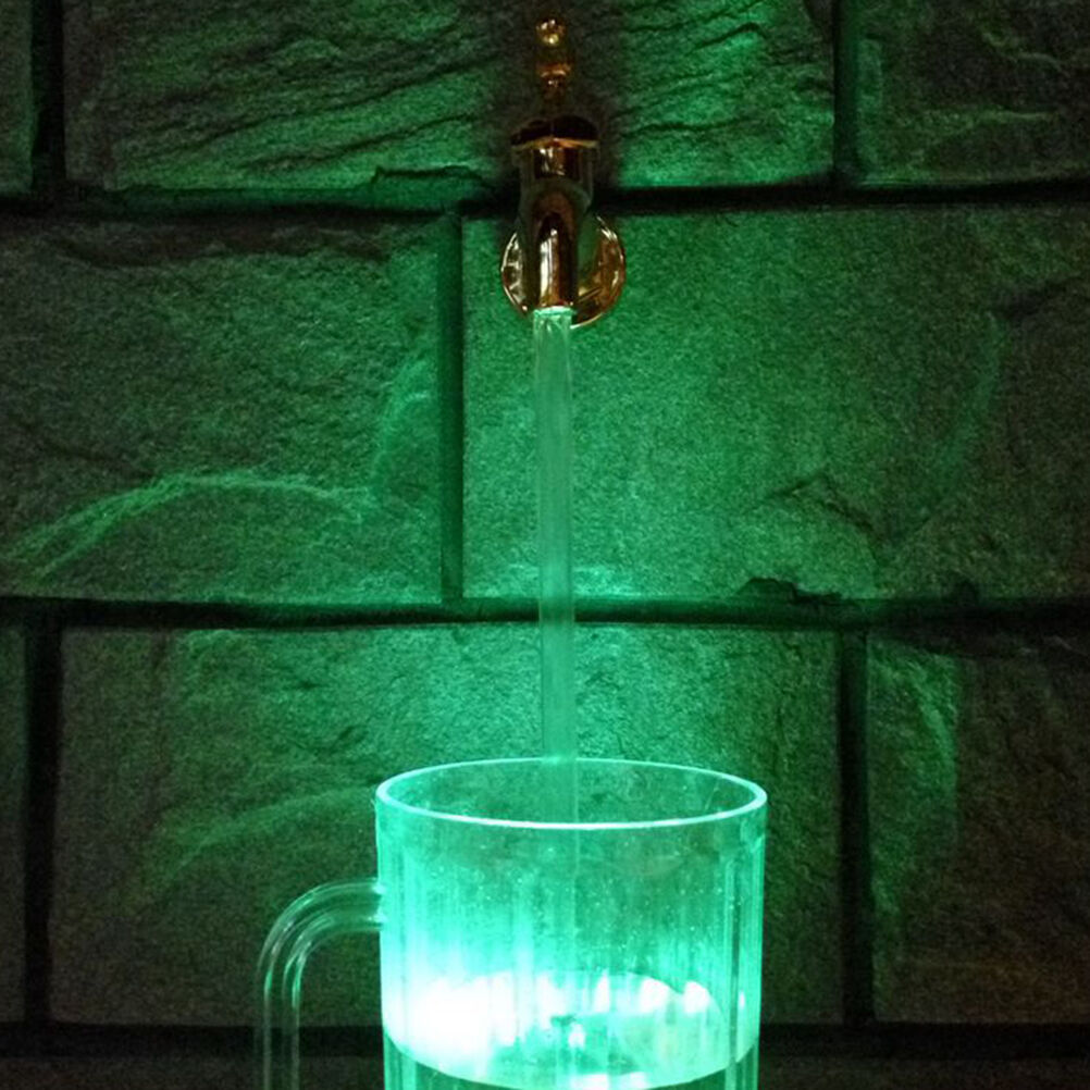 Home Decor LED Magic Faucet Mug Colorful Light Water Floating Fountain Faucet BD