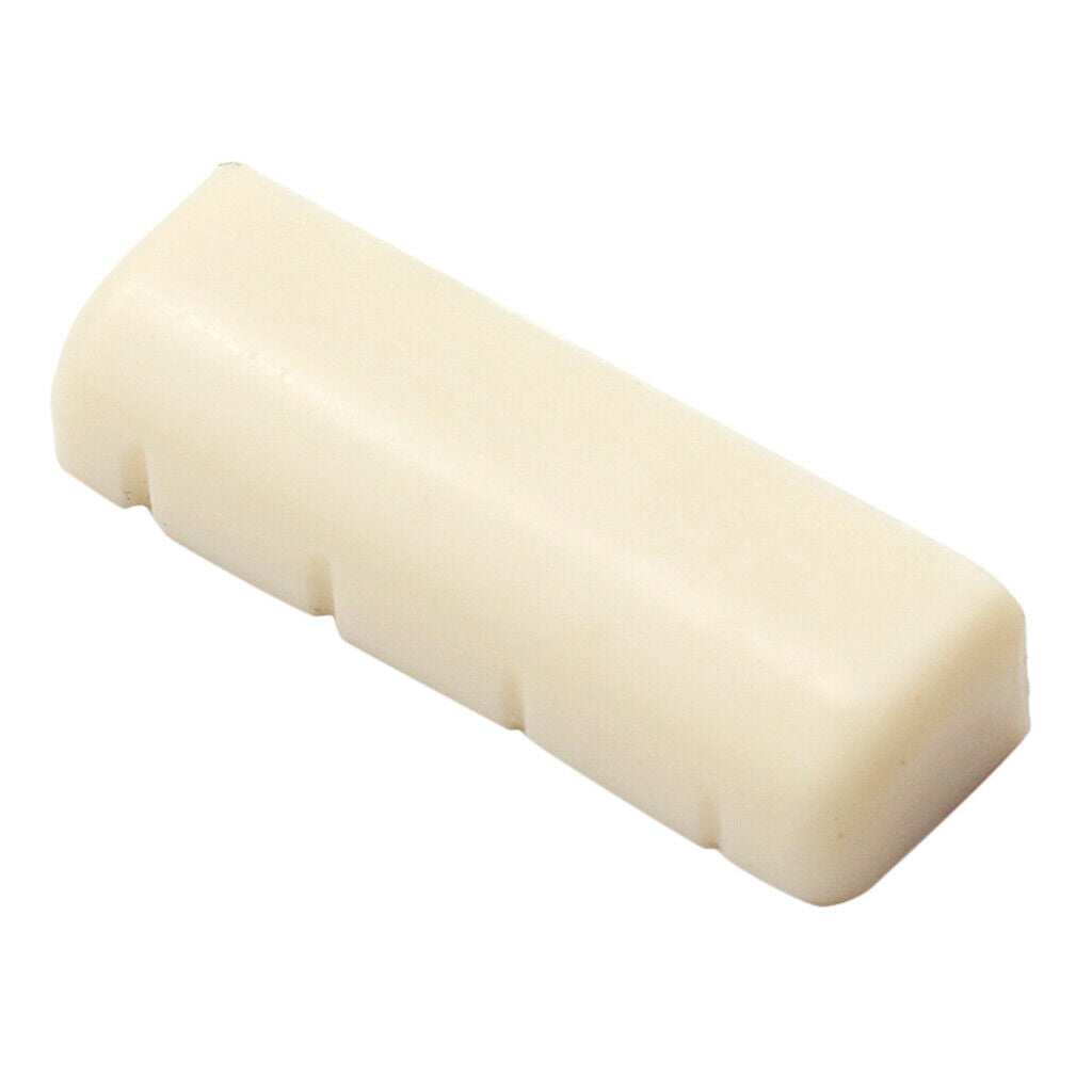 10 Pcs Bone Banjo Top Nuts Four String For DIY Banjo Replacement 30×6×8mm