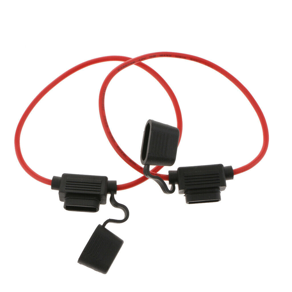 10 Pack Inline Holder 12AWG Wiring Harness ATC/ATO 40AMP Blade Automotive Fuse