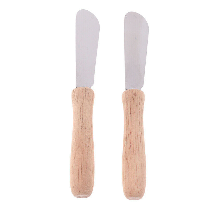 2pcs Stainless Steel Cheese Butter Spatula Child Kid Sandwich Cheese Slic.l8