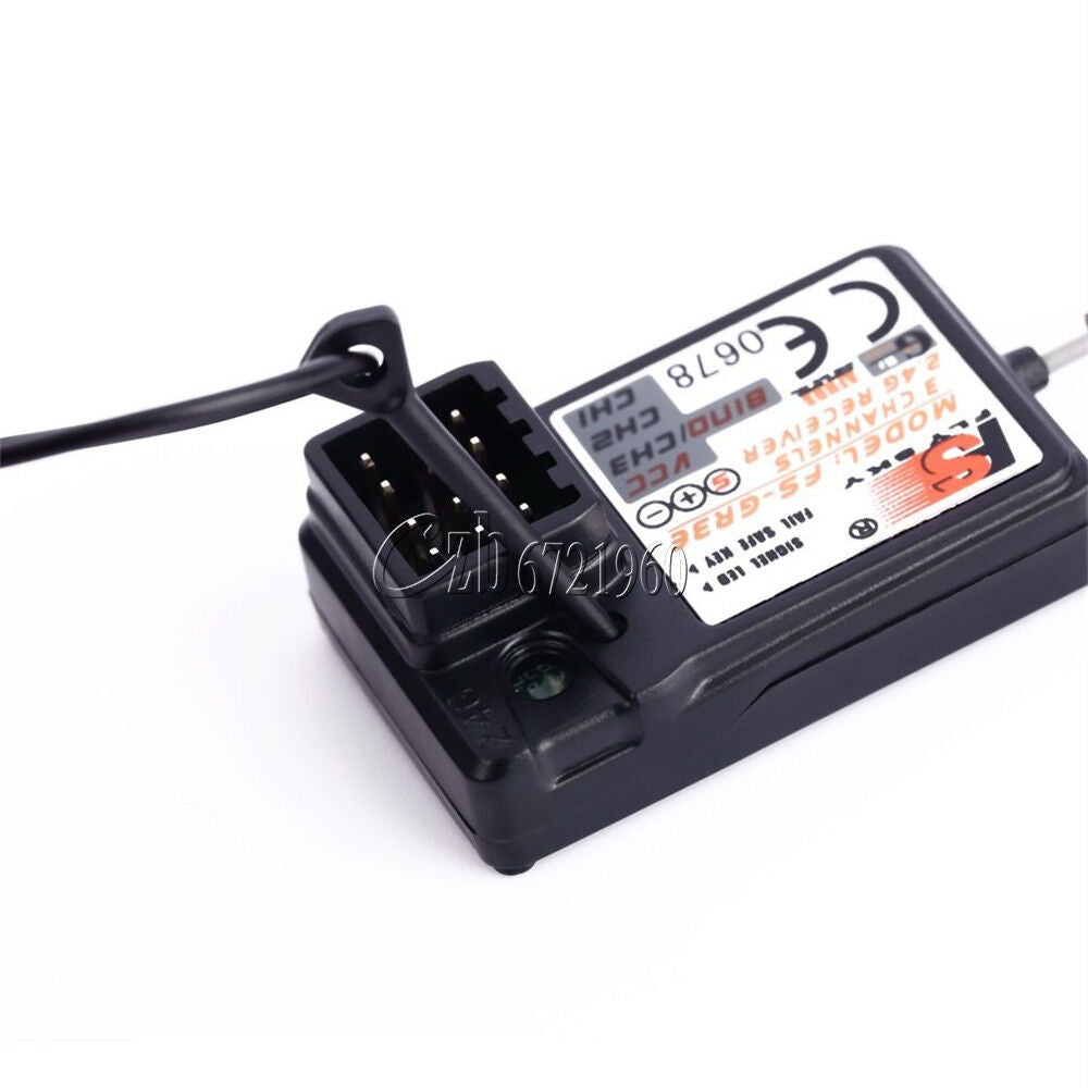 Flysky FS-GR3E Upgraded AFHDS 2.4G 3CH Receiver for GT3B GT2 GT3C Car Boat RC284