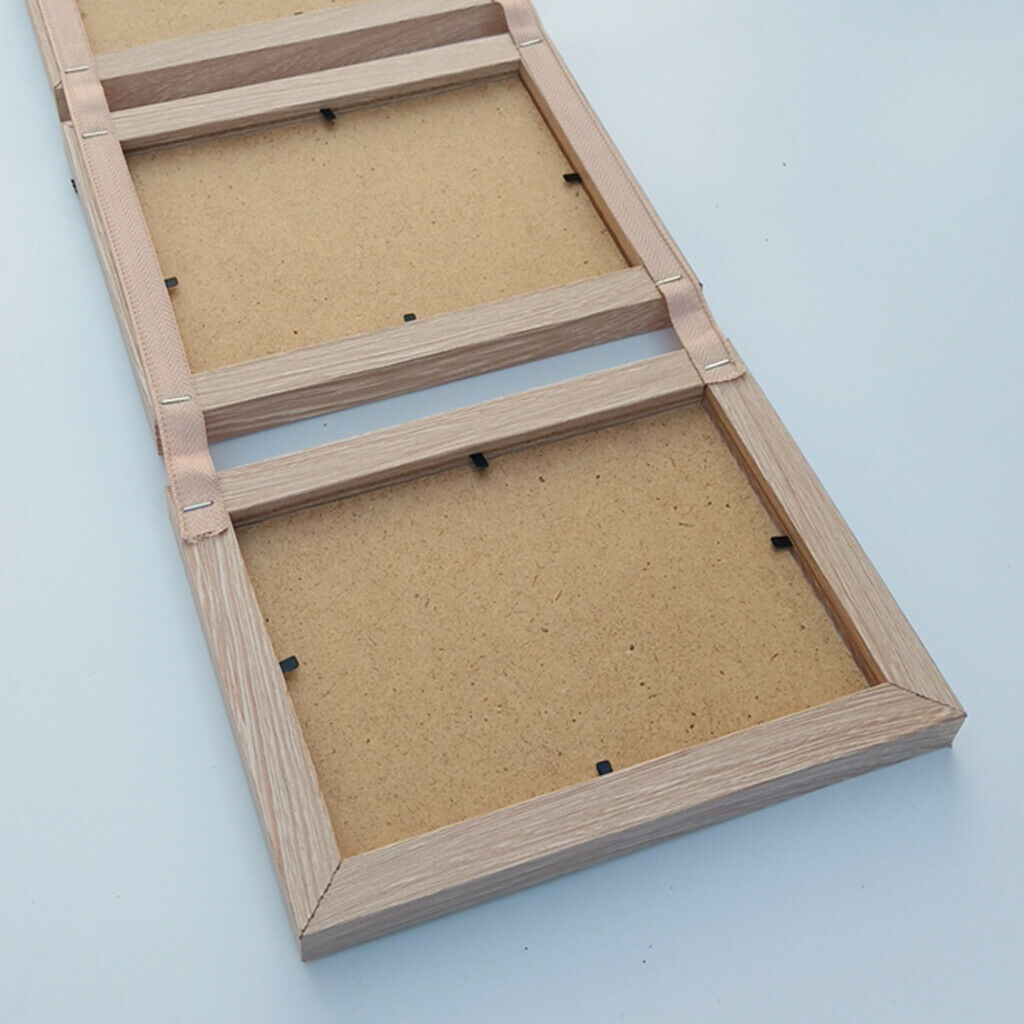 26'' Wooden Picture Frame for 7'' Photos Wall Hanging Gallery with Rope