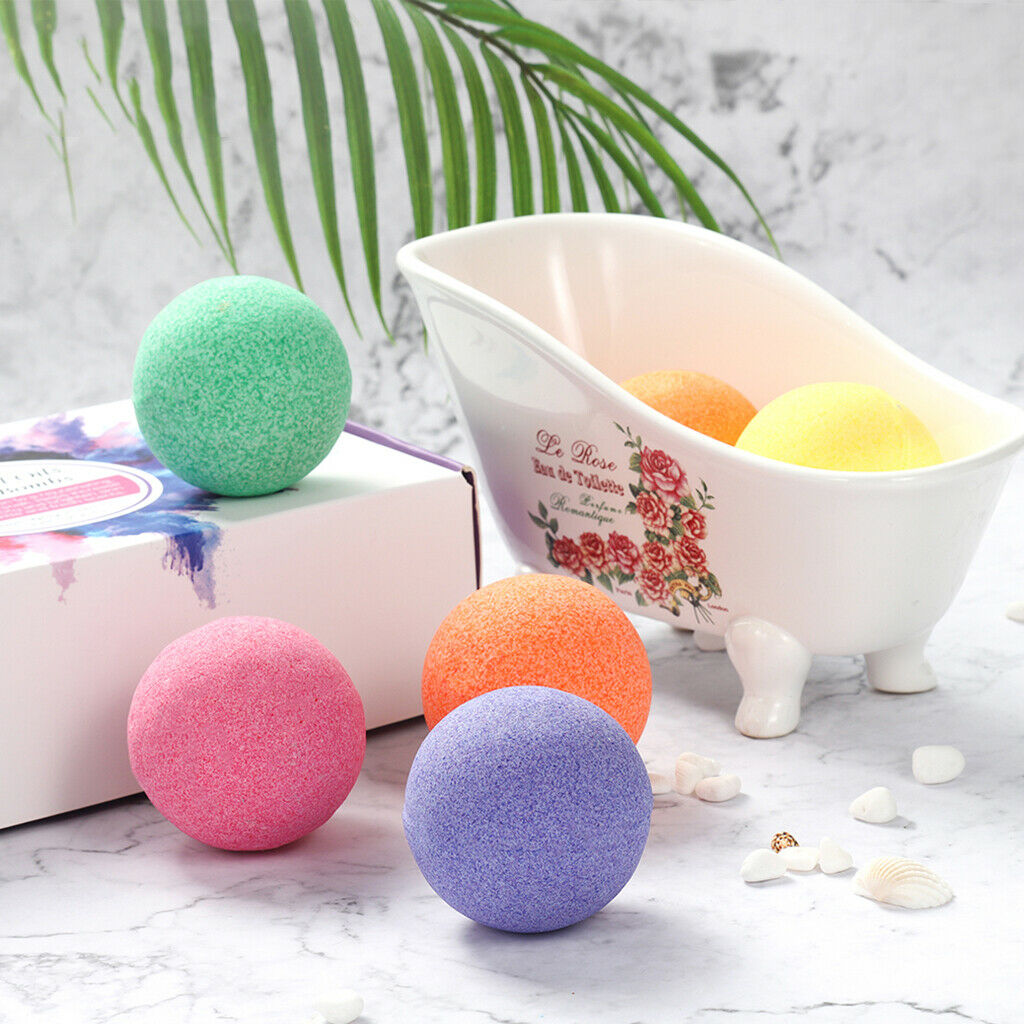 6 Pcs Bath Salt Bombs Balls Set for Bubble Spa Bath Moisture Body Scrub 01