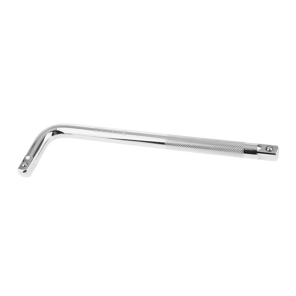 1/2" L-Handle Curved Rod Extend Bar Socket Wrench Hand Tool 8 Inches