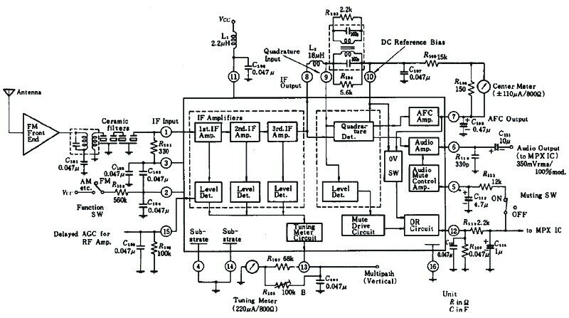 [10pcs] HA1137W FM IF Amplifier DIP16