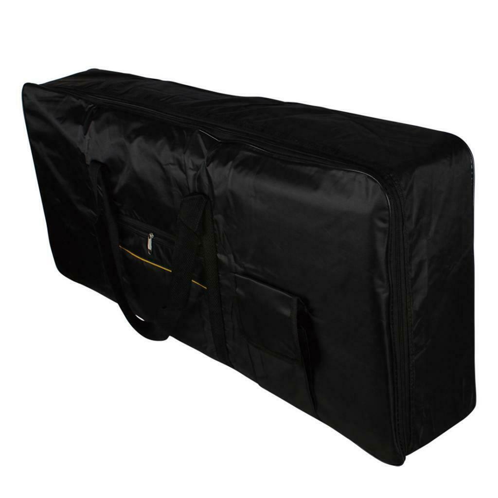 1pc Durable 61-key Electronic Keyboards Electric Piano Gig Bag Case Black