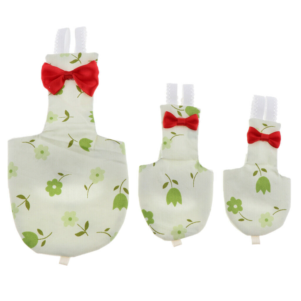 2 Pack Parrot Reusable Nappies  Cloth Diaper Bird Pee Pad S