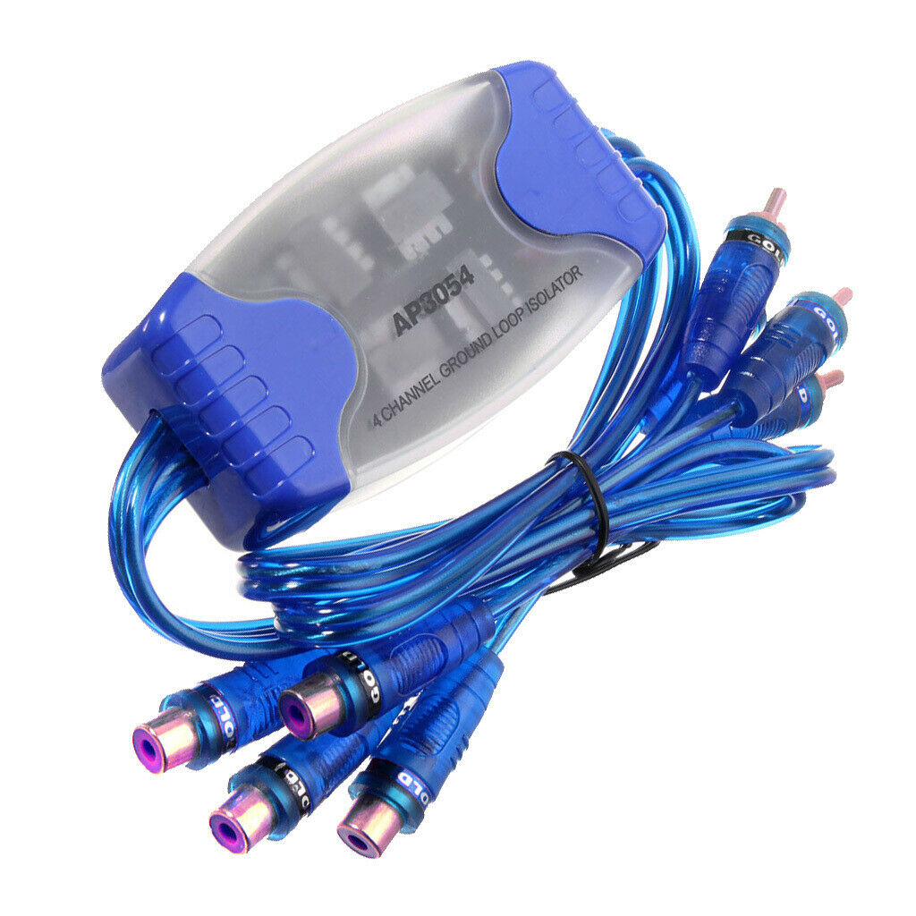 4 Channel RCA Audio Noise Filter Total Isolator Audio Anti-Interference