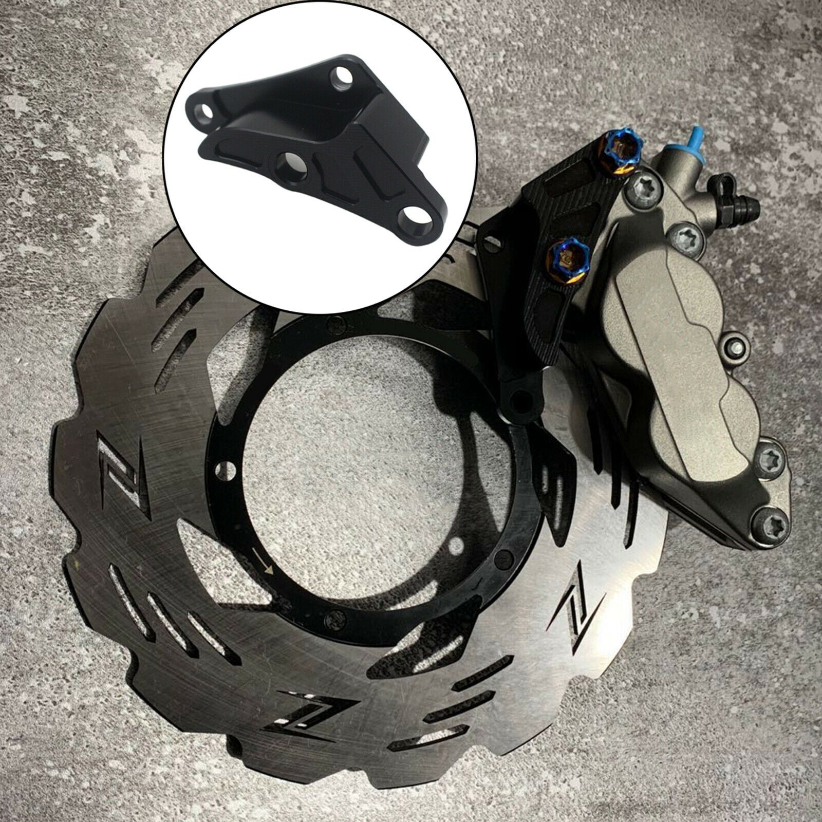 Caliper Adapter for VESPA PRIMAVERA LX LXV S 150 2020 Parts Premium Black