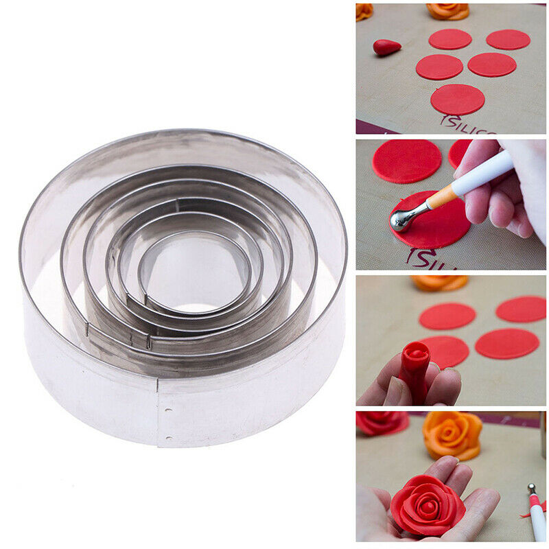 Stainless Steel Round Cutting Mold Pottery Ceramic Polymer Clay Tools Cut.l8