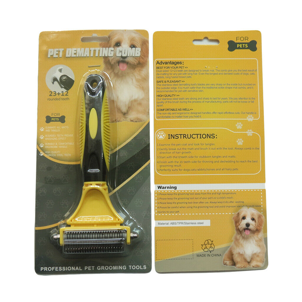 1x Pet Dog Cat Puppy Grooming Hair Comb Brush Useful Pet  Rake Tool