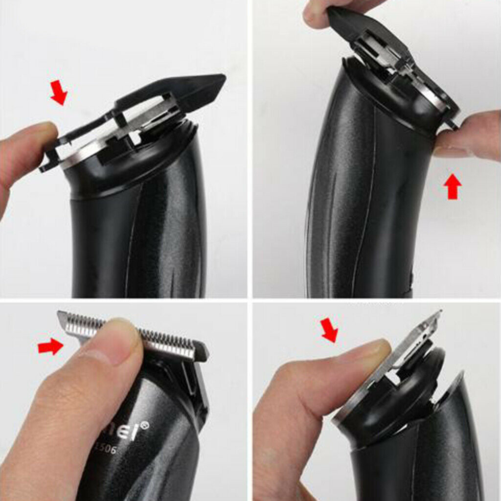 Electric Trimmer Cordless Men's Hair Clipper with Cape Kit Rechargable Home