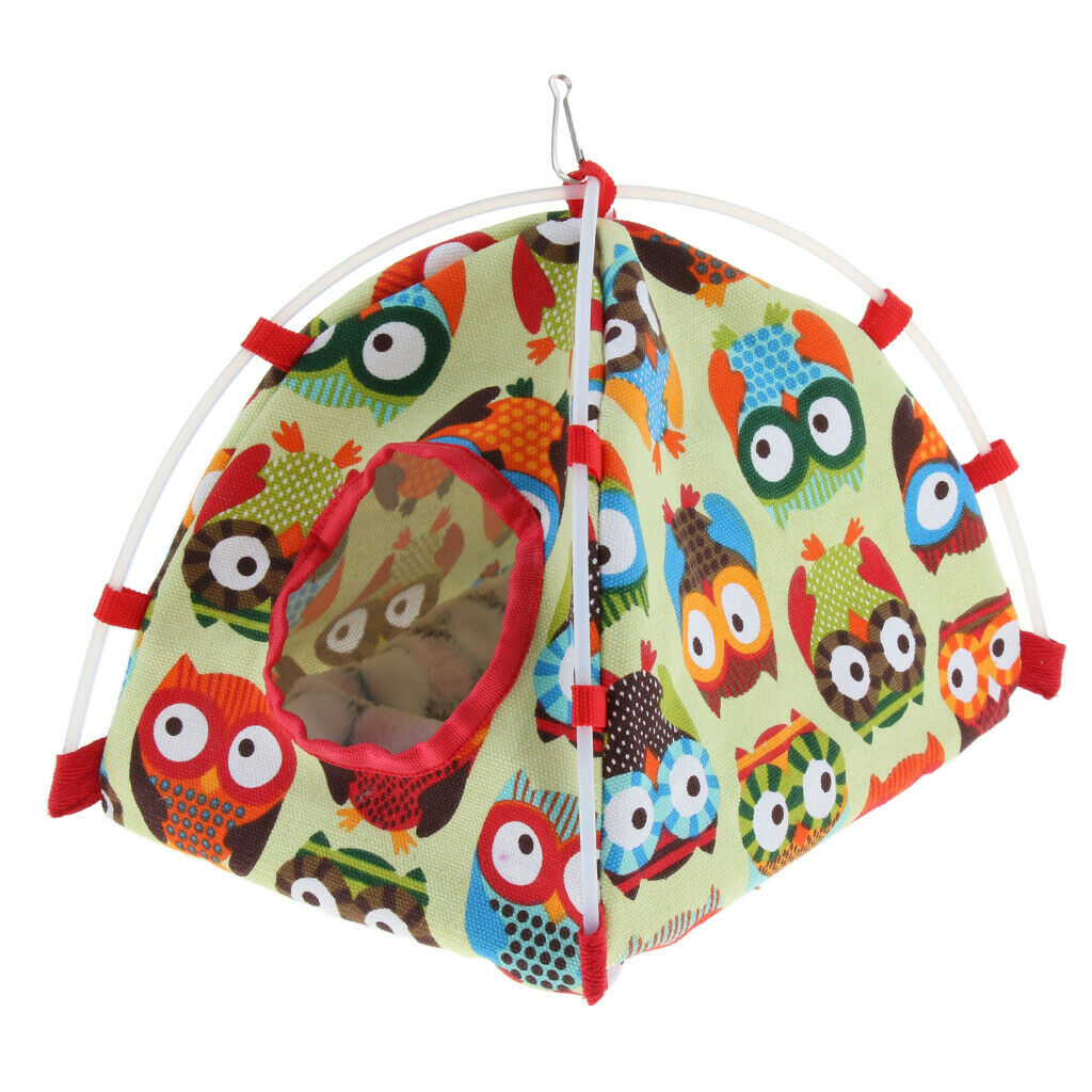 2 Size Bird Hammock, Parrot Hanging Tent, Bird Nest, Cage Decor for Small and