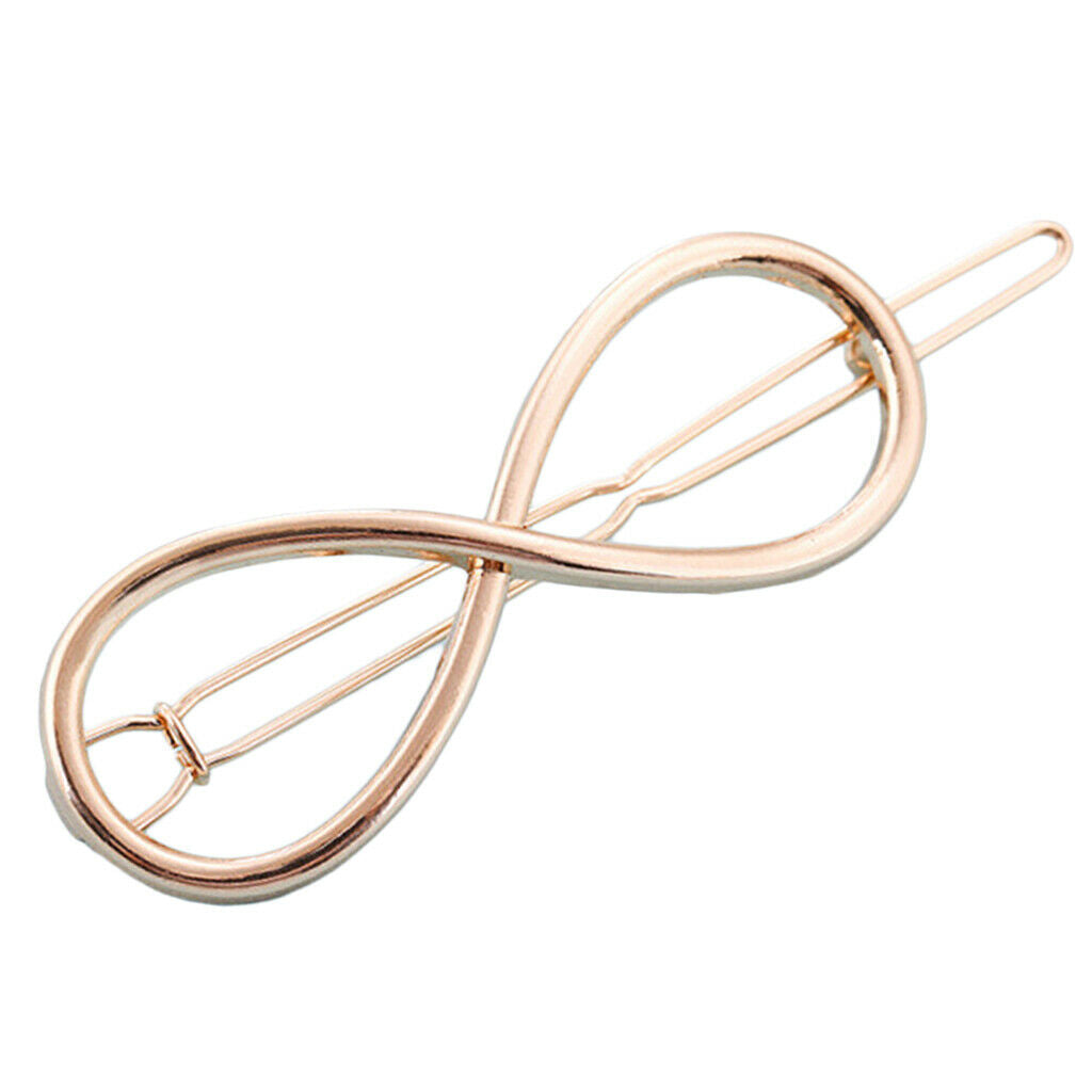 Fashion Geometric Dainty Hairpin Clip Alloy Hair Snap Clamp Hair Accessories