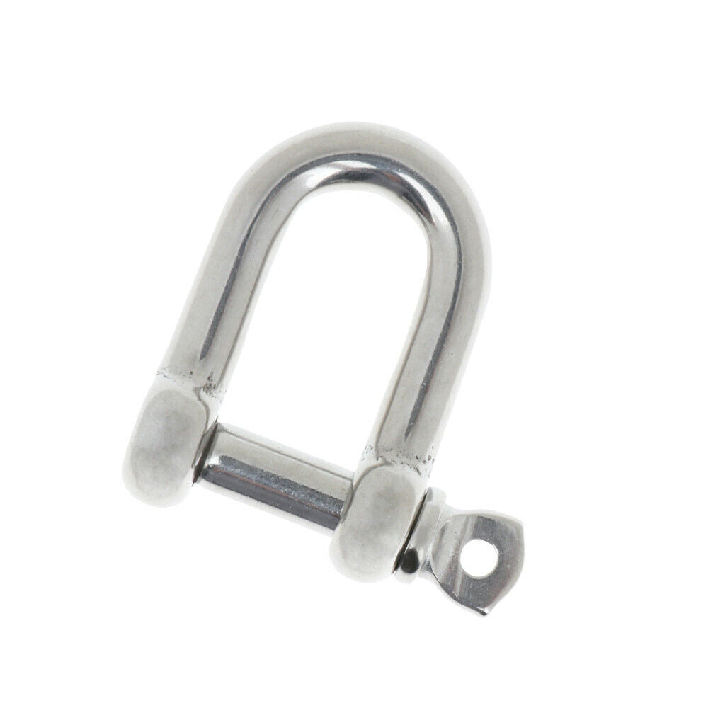Set of 3 Stainless Steel D-Shackle Chain Shackle Rigging Fastener