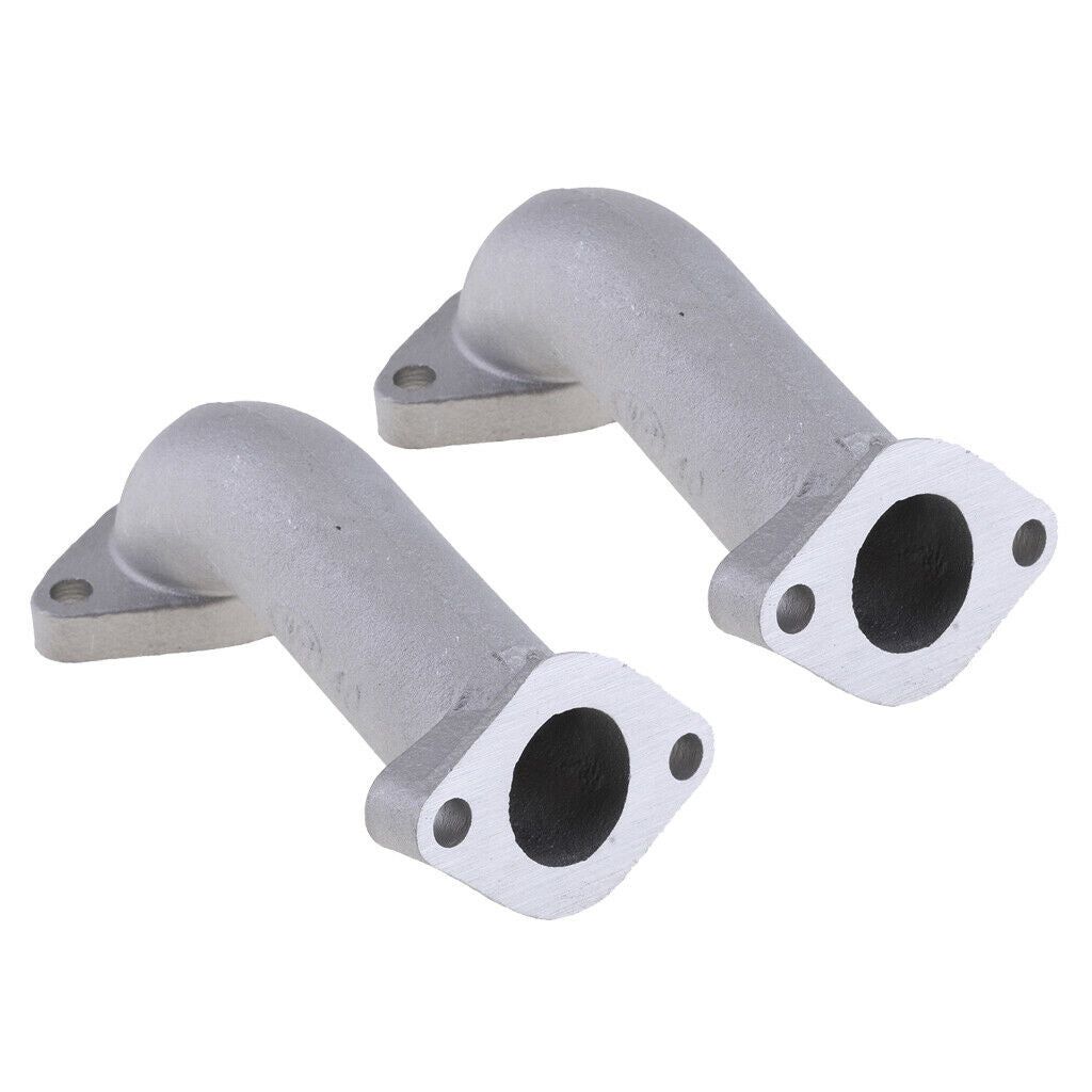 2pcs Carb Carburetor Intake Manifold For 110cc 125cc Dirt Pit Bike Kart Quad