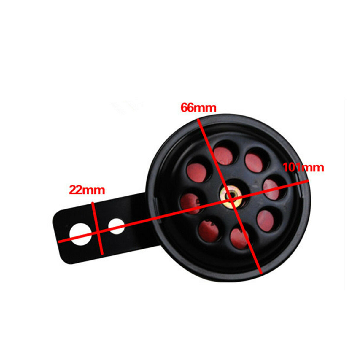 Universal Metal Waterproof Motorcycle Electric Horn 12V 100DB Loud Sound Speaker