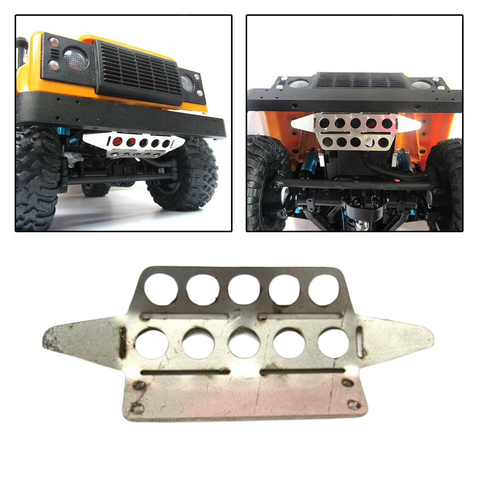 Metal Chassis Armor Guard Plate Board for MN D90 D91 RC Crawler Body Accs