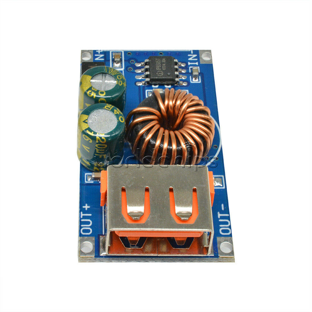 DC 6V -32V QC2.0 QC3.0 USB Fast Charging Buck Power Step Down Converter Module