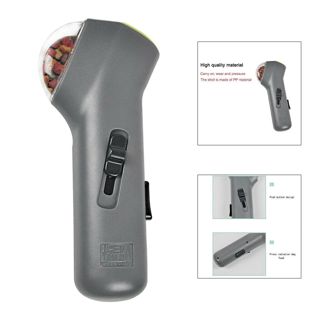 Handheld One-Size Funny Treat Launcher for Dog Cats Feeder Training Activity