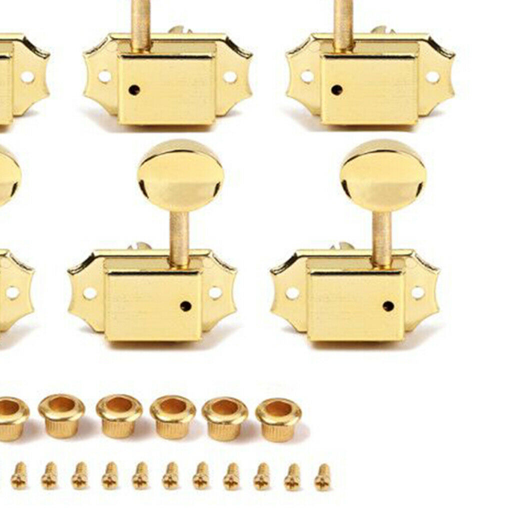 6 Pcs 3R & 3LGuitar String Tuning Peg Tuner Machine Head