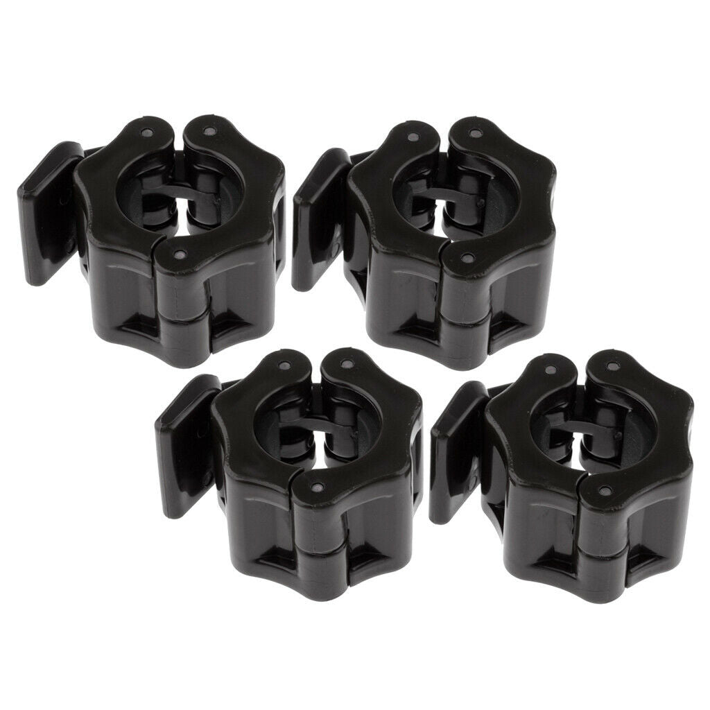 2 Pairs of 30mm Lock Barbell Dumbell Clamp Collars Clips Pinlock Buckle