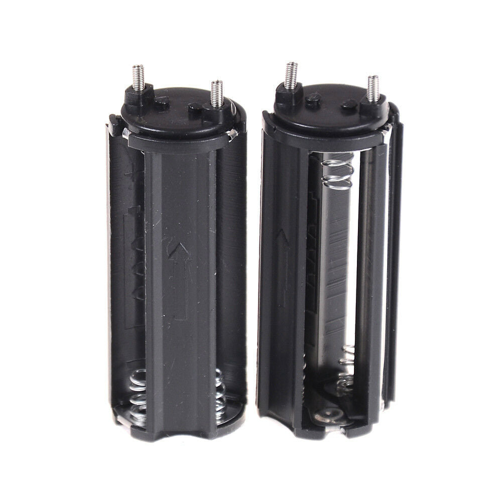 2Pcs Black AAA Battery Holder for 3 x 1.5V Batteries Flashlight Torch utPTUK Pb