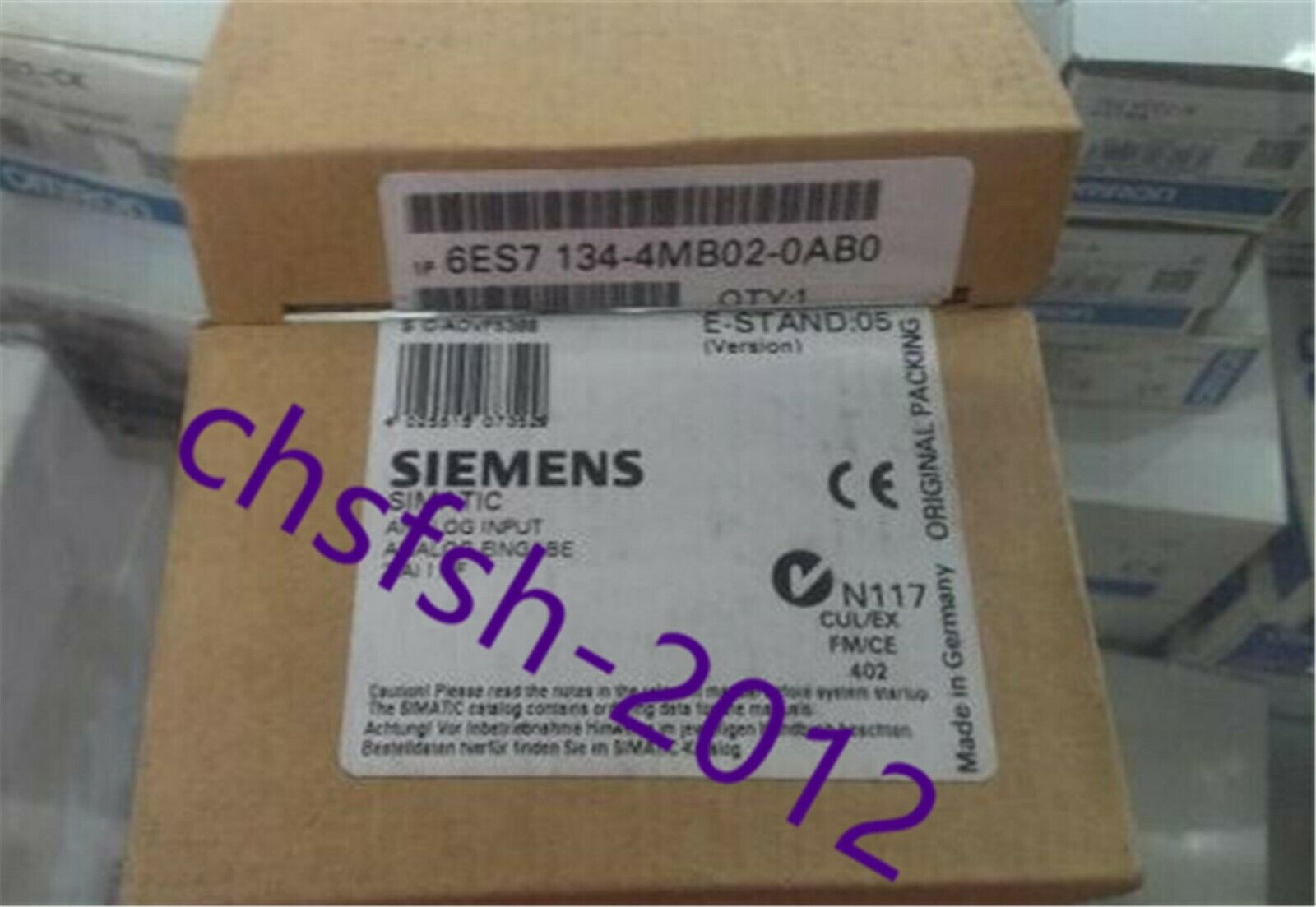 1 pcs New IN Box Siemens 6ES7 134-4MB02-0AB0 analog input module