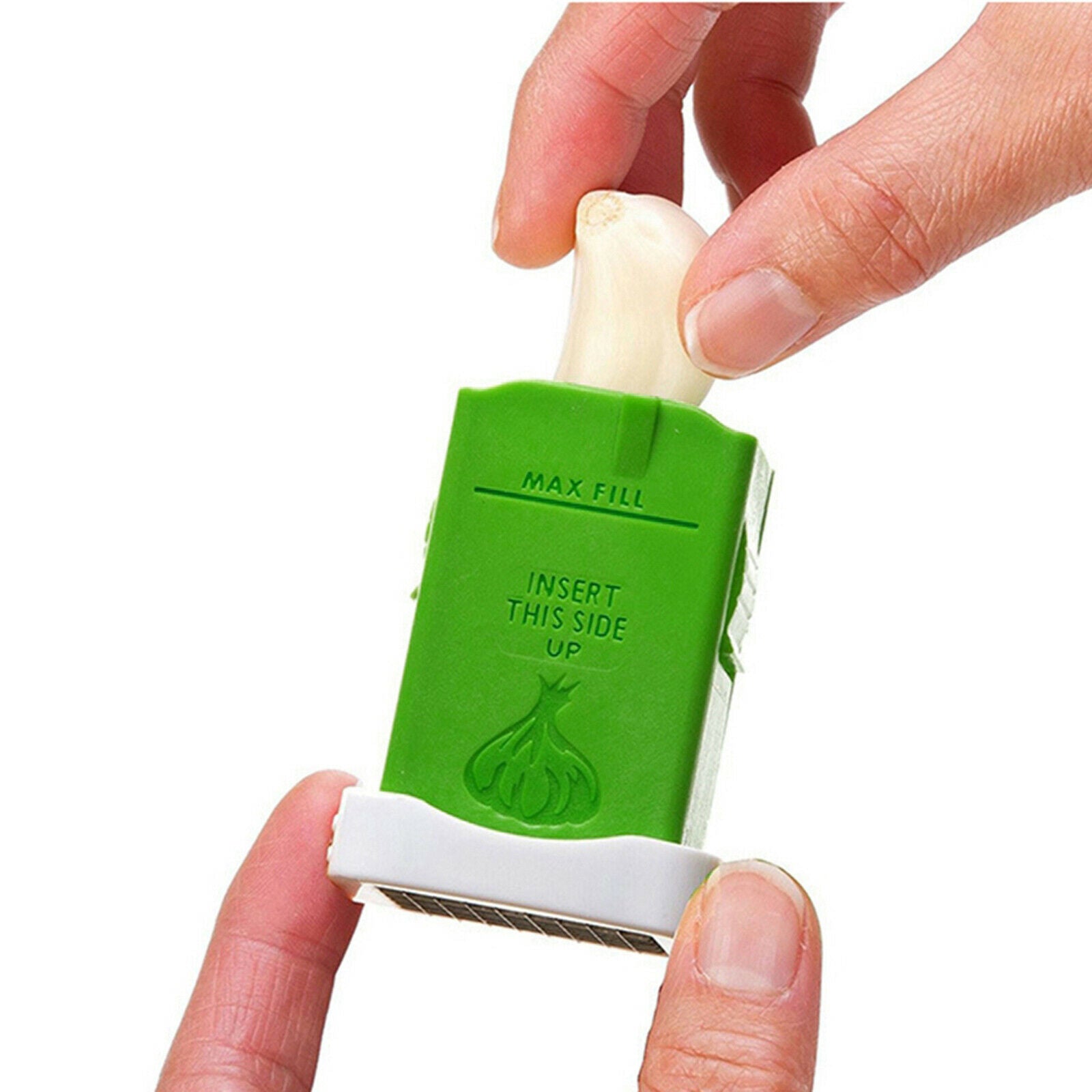 Stainless Steel Press Vegetable Press GARLIC CHOPPER Cutter Slicer Kitchen Tools