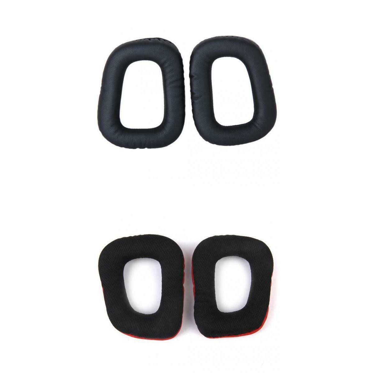 2 Pairs Ear Pads Cushions for Logitech G35 G930 G430 F450 Headphone Headset