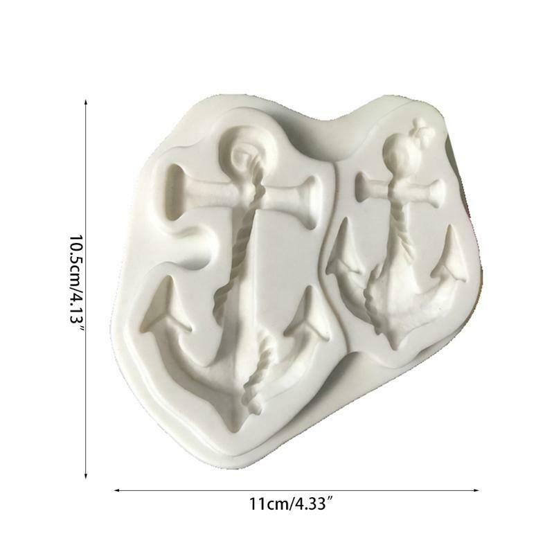 Chocolate Cookie Baking Decoration Supplies Polymer Clay DIY Mold Anchors Shaped