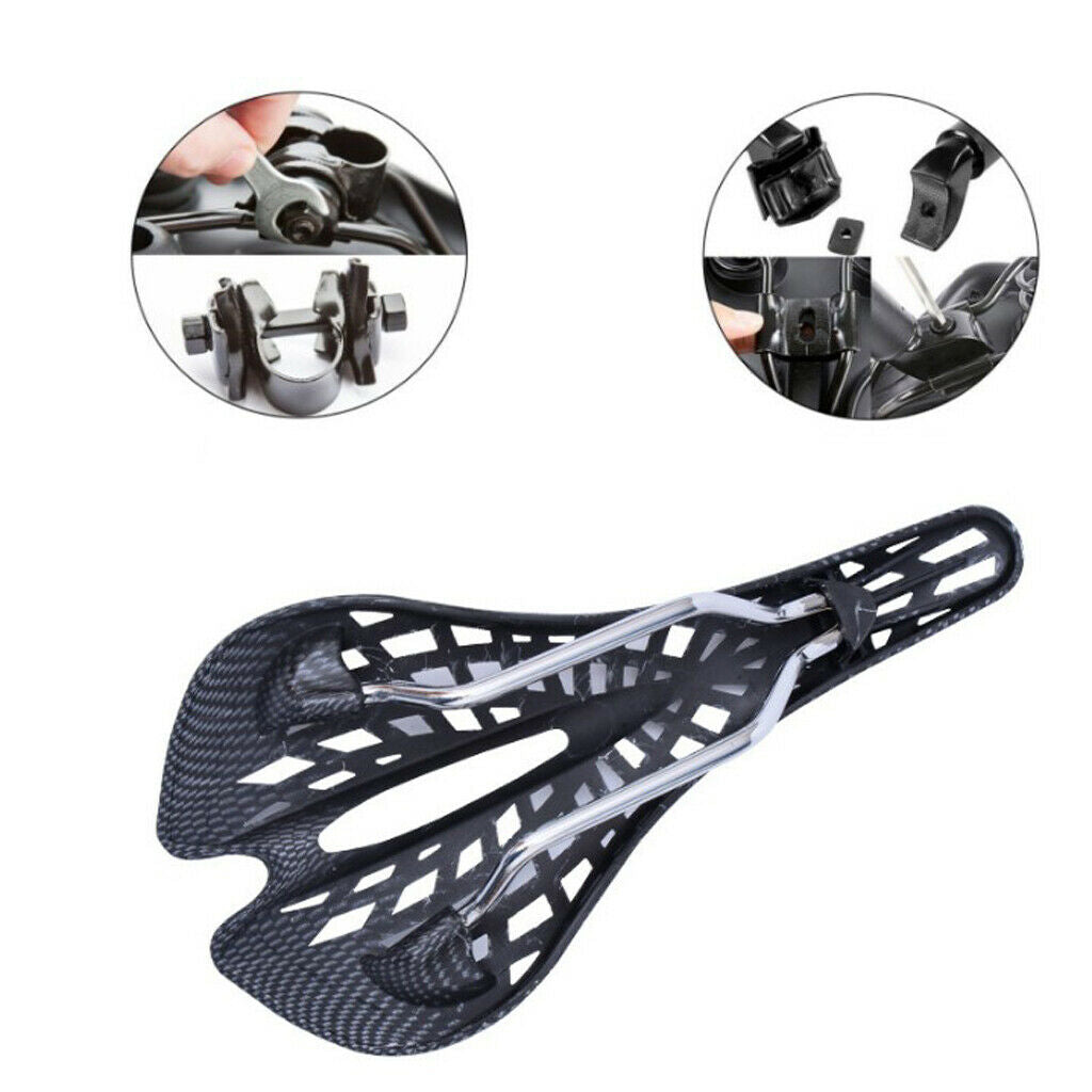Bicycle Saddle Hollow Comfortable Bike Seat Road MTB Bike Breathable Seats