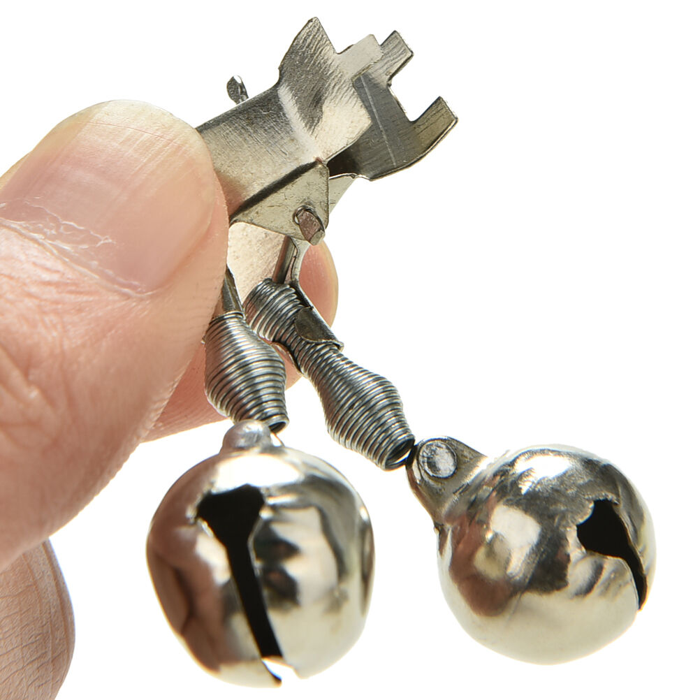 10 PCS Twin Bells Bite Alarm Clip-on for Fishing Rod Outdoor Hot QpO Lt
