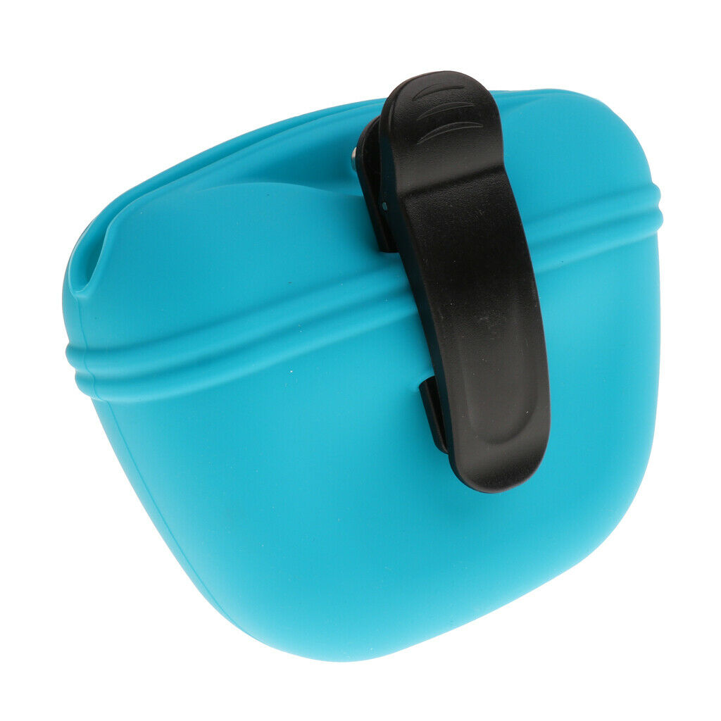 2 Pcs Silicone Dog Treat Pouch - Training Bag Can Easily Carries Snacks and Toys