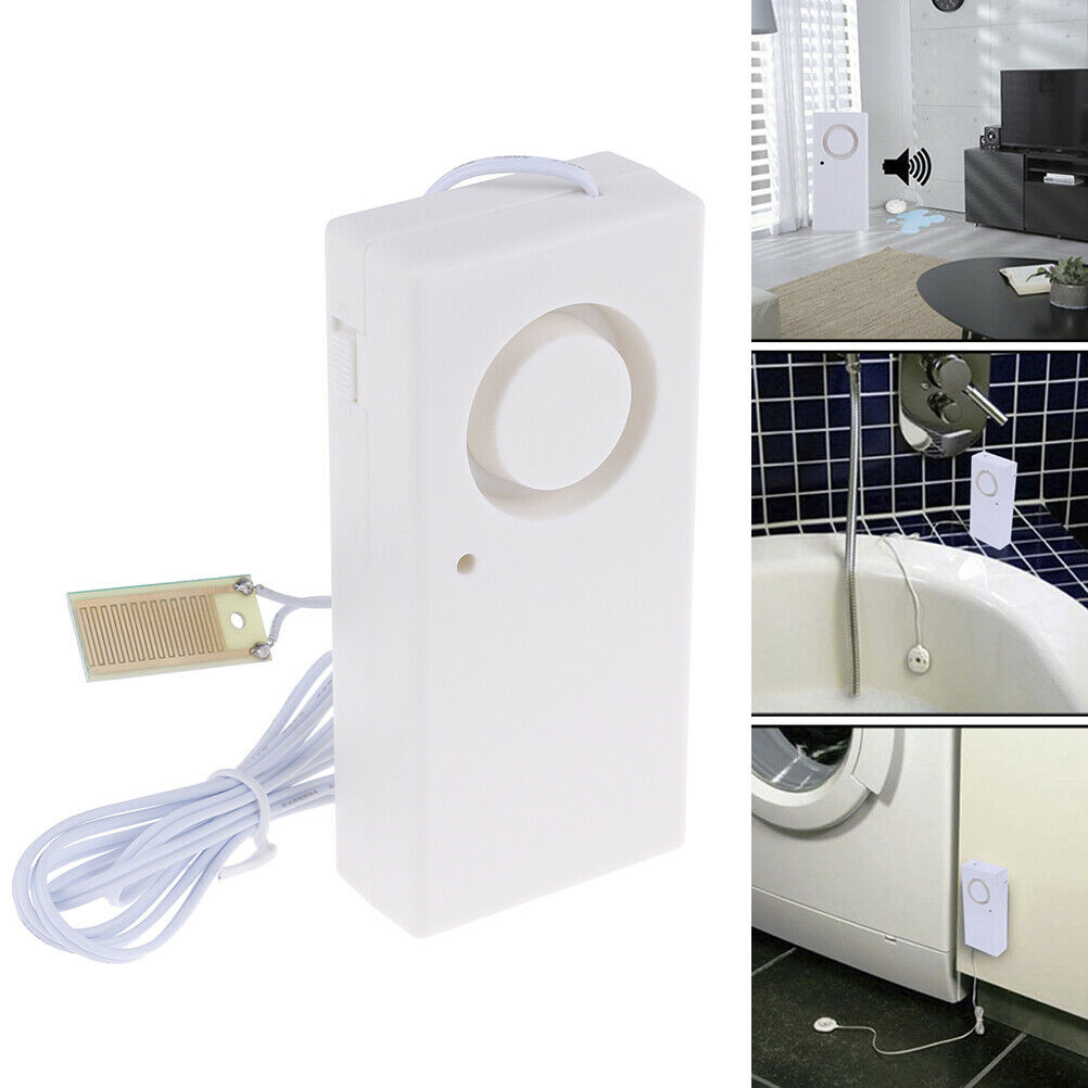 Water Leakage Alarm Detector 120dB Water Leak Sensors Flood Alert Overflow Alarm