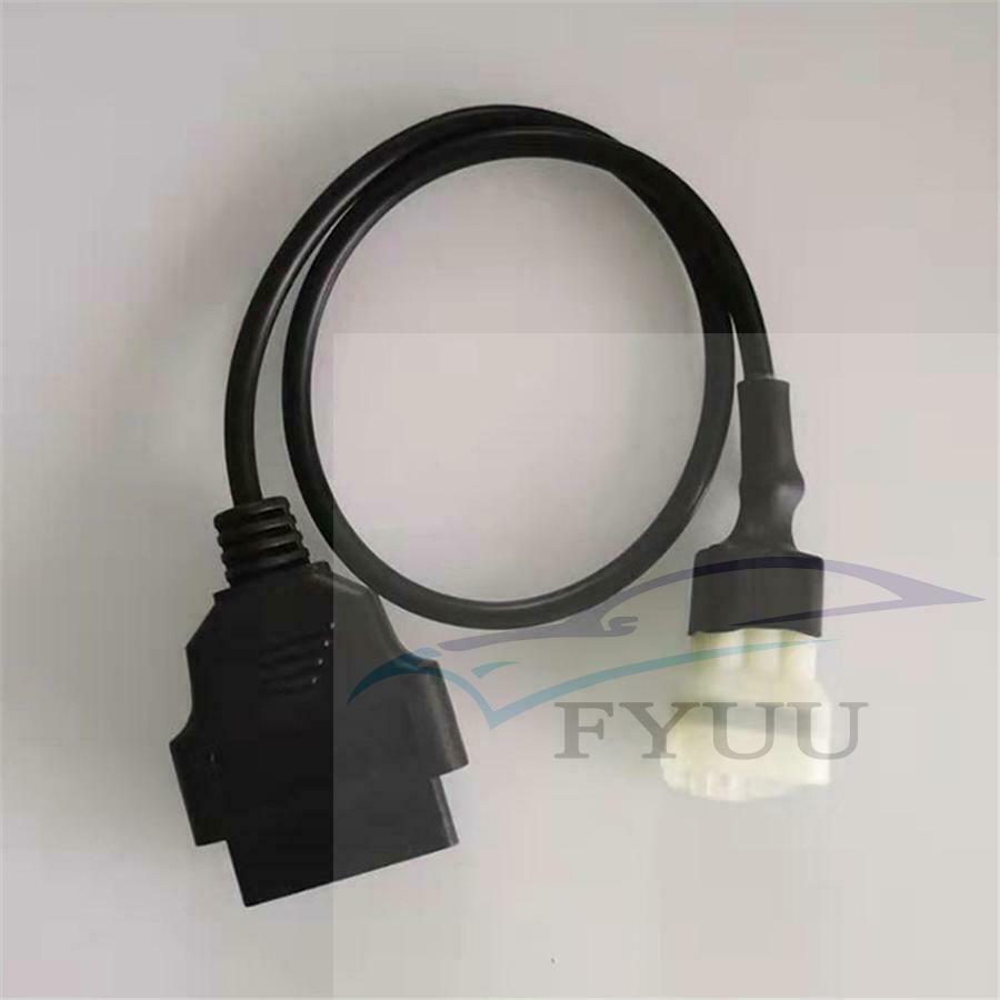 6 Pin OBDII OBD2 Diagnostic Cable Adapter For Kawasaki Motorcycle