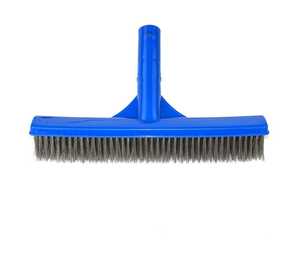 10" Durable Algae Brush Stainless Steel Bristle For Swimming Pool Spa Fountain