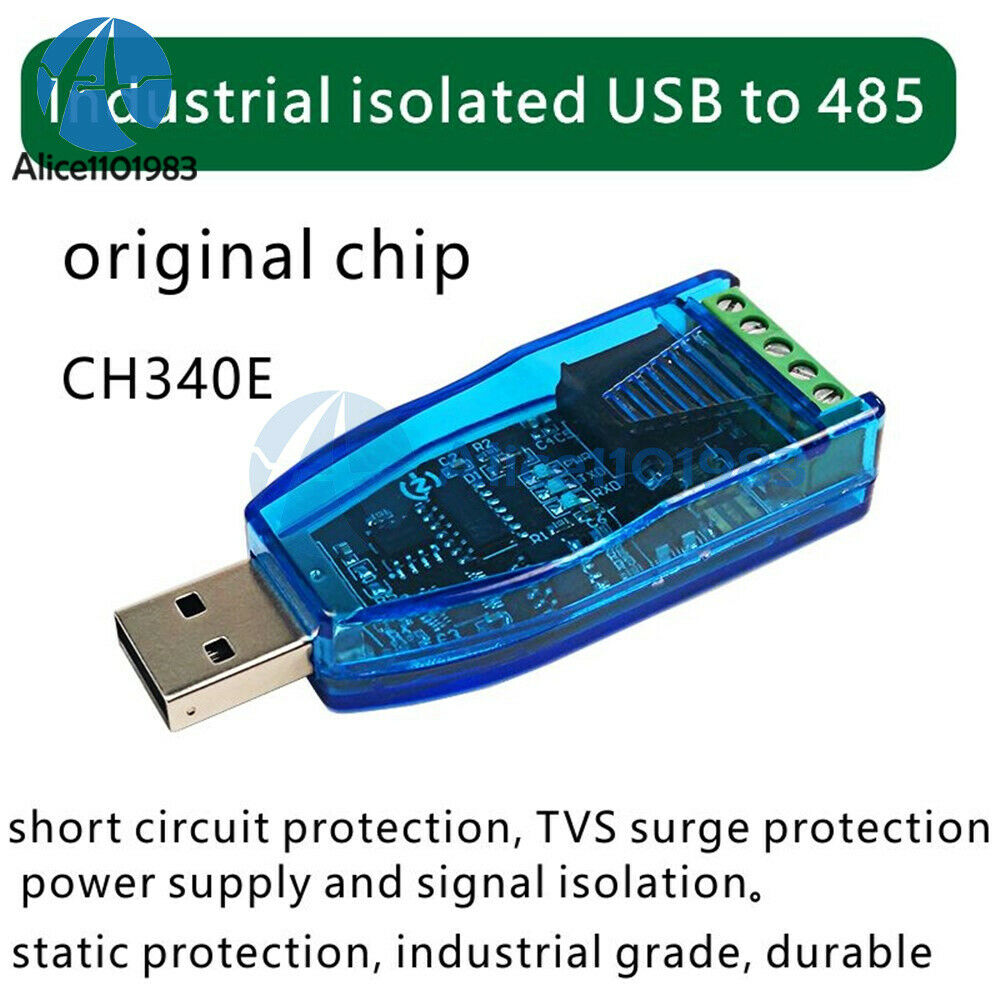 Industrial grade USB To RS485 Communication Module Converter TVS Protection