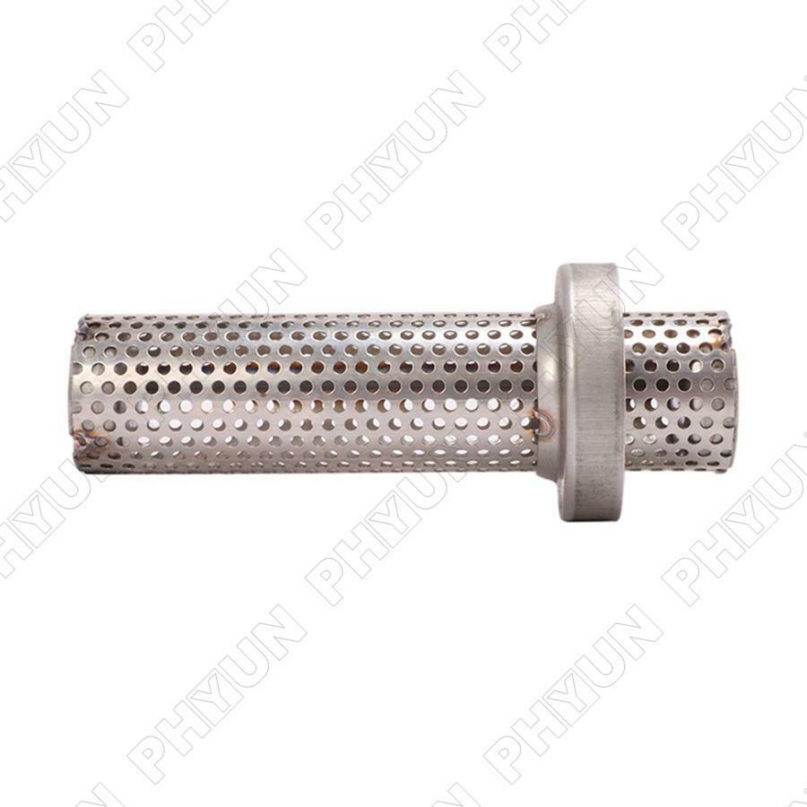 2.4 Inch Motorcycle Exhaust Pipe Silencer Stainless Steel Removable Muffler 1x