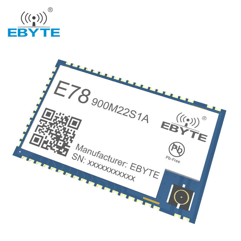 ASR6601 LoRa 850~925MHz SX1262 Soc Wireless Module LowPower LoRaWAN IPEX Antenna