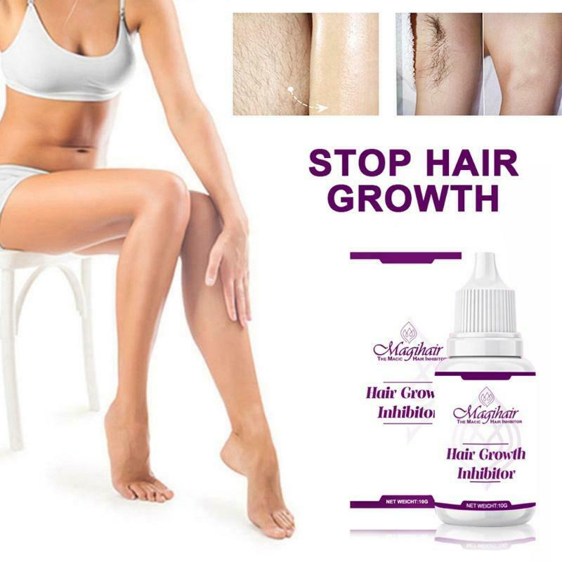 10g Herbal Stop Hair Grow Inhibitor Painless Hair Removal Shrink Pores Liquid