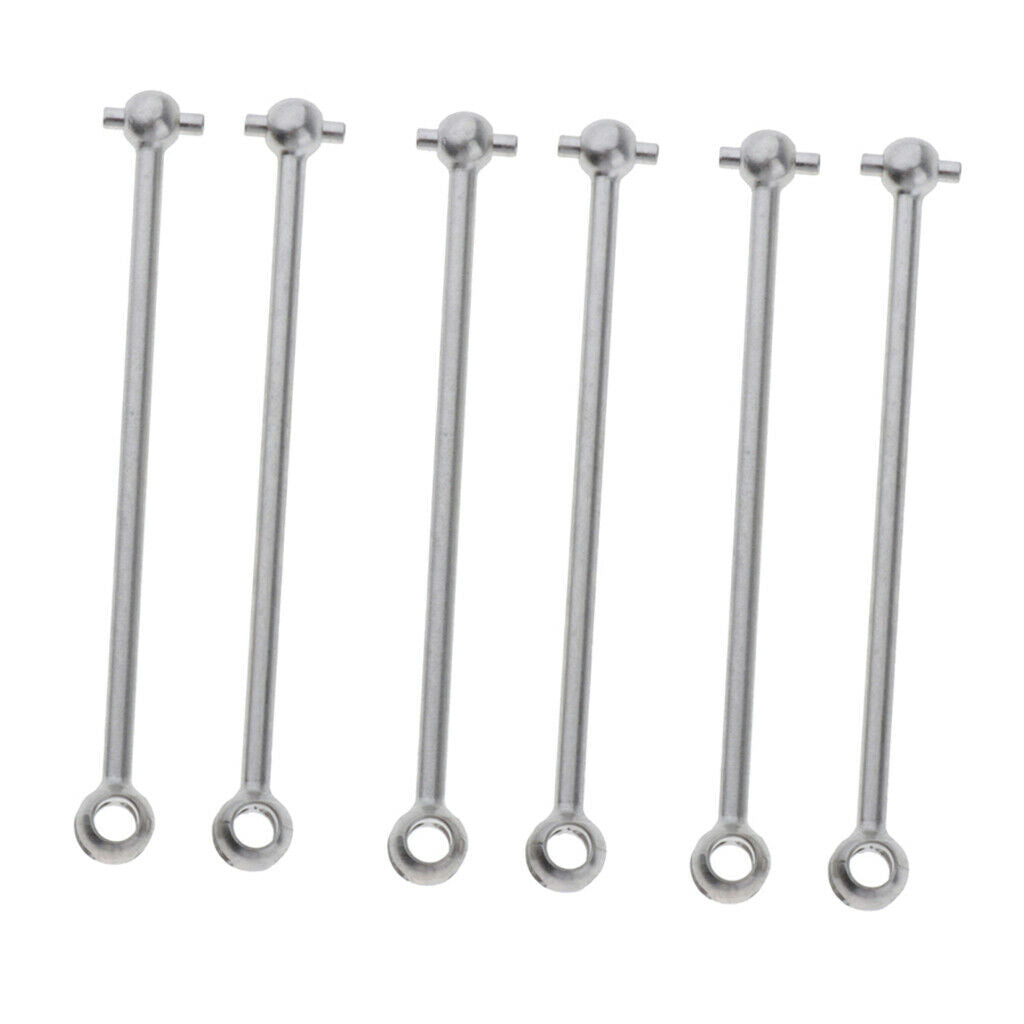 6 Pieces 1:14 Metal Drive Shaft for WLTOYS 144001 Crawler Trucks DIY Parts