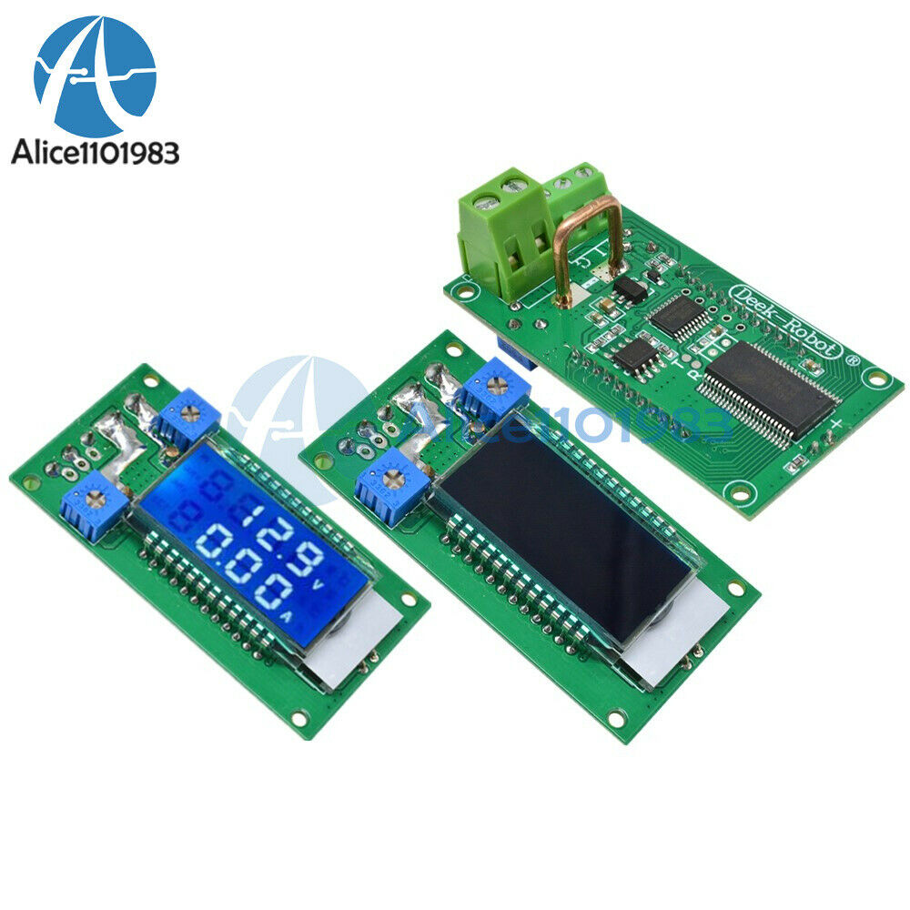 Voltage & Current LCD Display Meter Detection Ammeter Voltmeter 0-10A DC5-24V