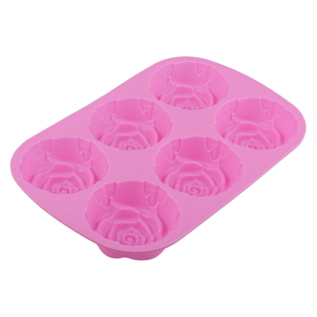Wedding Flower Rose Silicone Mould Fondant Cake Topper  Mold Tool