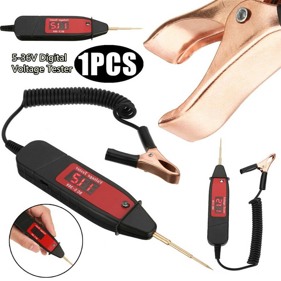 5-36V Car Digital LCD Electric Voltage Tester Light Test Pen Detector Sensor