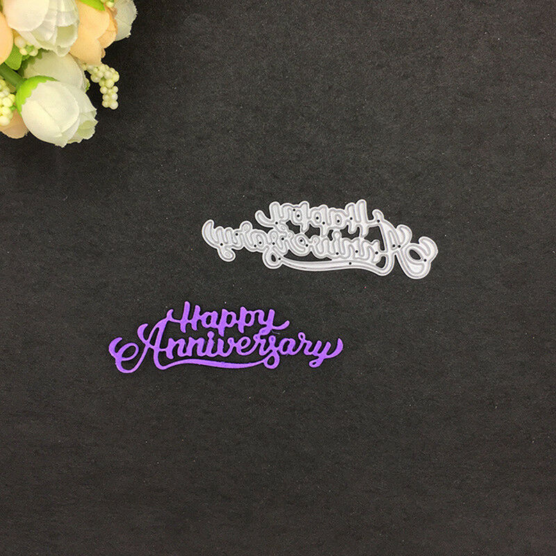 happy anniversary framed cutting dies stencil scrapbook album paper craft.l8