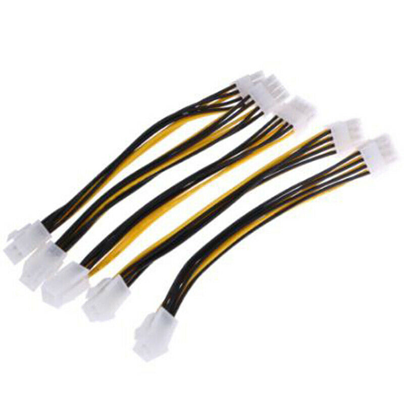 5Pcs ATX 4 Pin Male to 8 Pin Female EPS Power Cable Adapter CPU Power Con.l8