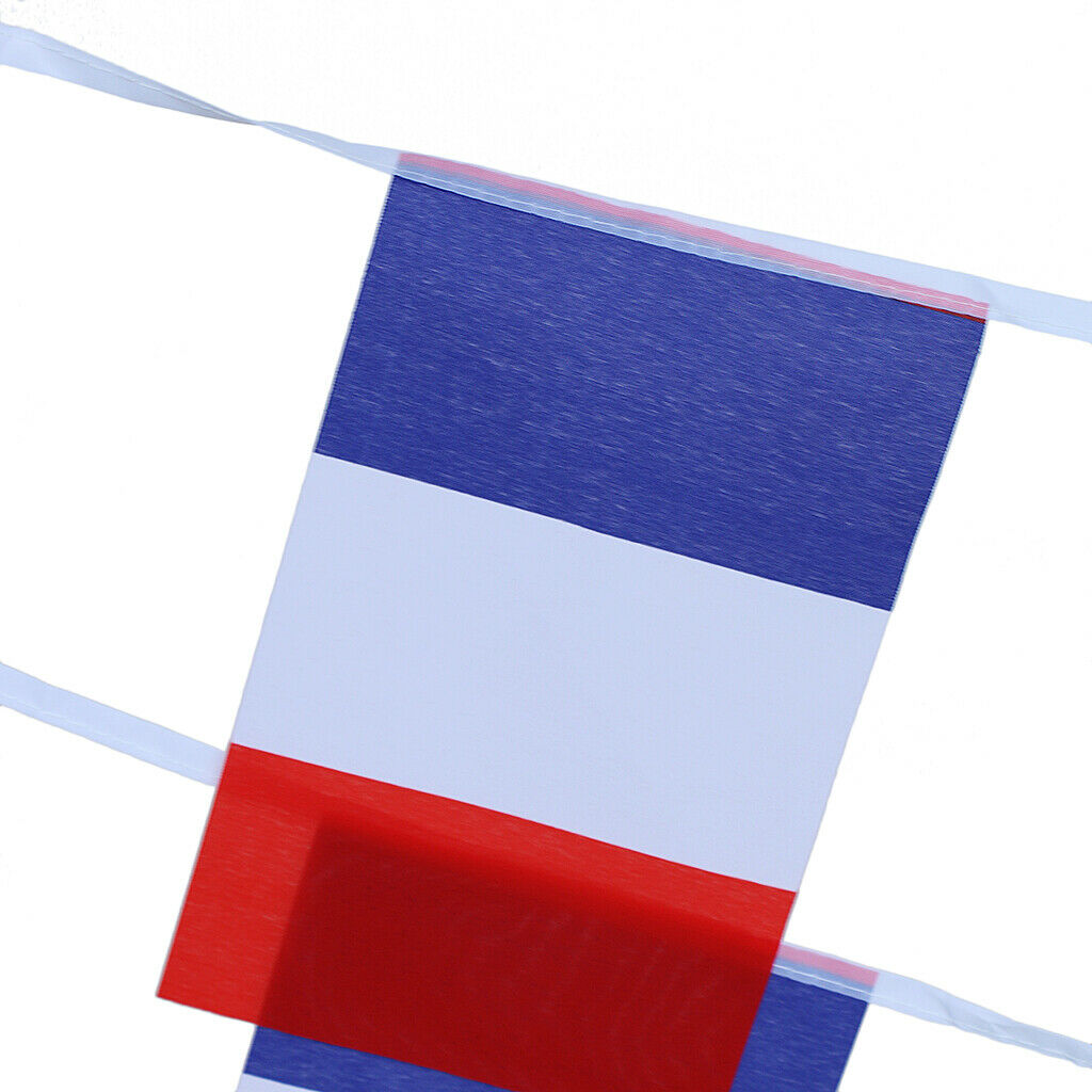 Bunting 33FT Country French National Flag Party Outdoor Garland Decoration
